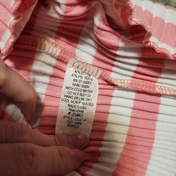 Striped Ribbed Summer Dress - Picture 4 of 4